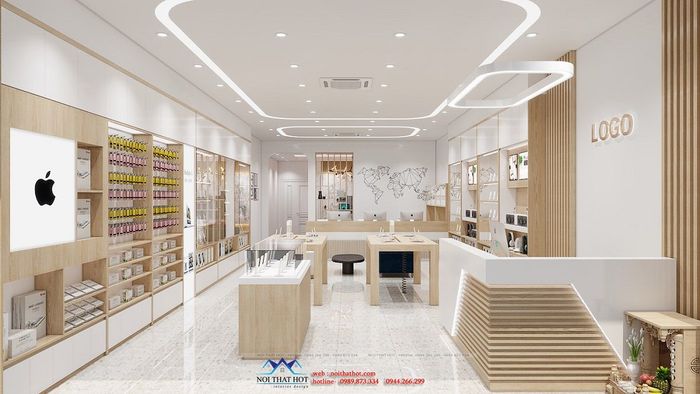 Hình ảnh thi công shop điện thoại chuyên nghiệp - Ảnh 2