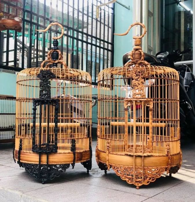 Bộ sưu tập lồng chim nghệ thuật tại Minh Ốc Mít