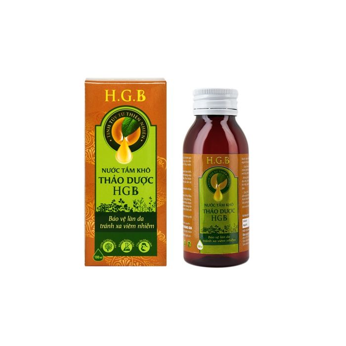 Nước tắm khô thảo dược HGB ảnh 2
