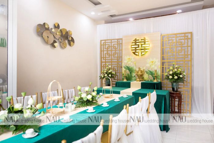 Không gian tiệc cưới lãng mạn từ Nâu Wedding House