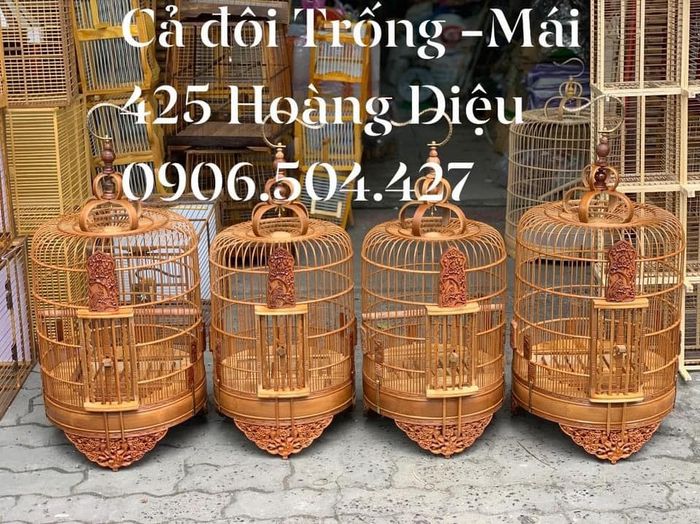 Không gian trưng bày lồng chim đẳng cấp tại Lồng Chim Đà Nẵng