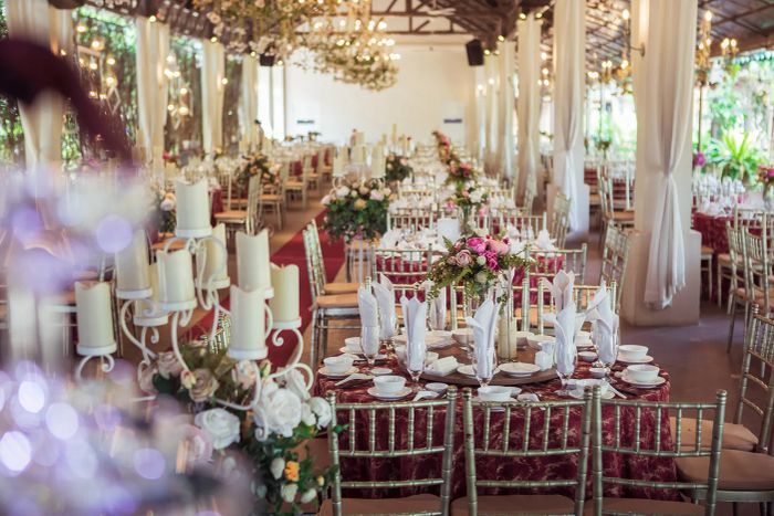Không gian tiệc cưới lãng mạn kiểu Pháp tại Le Jardin