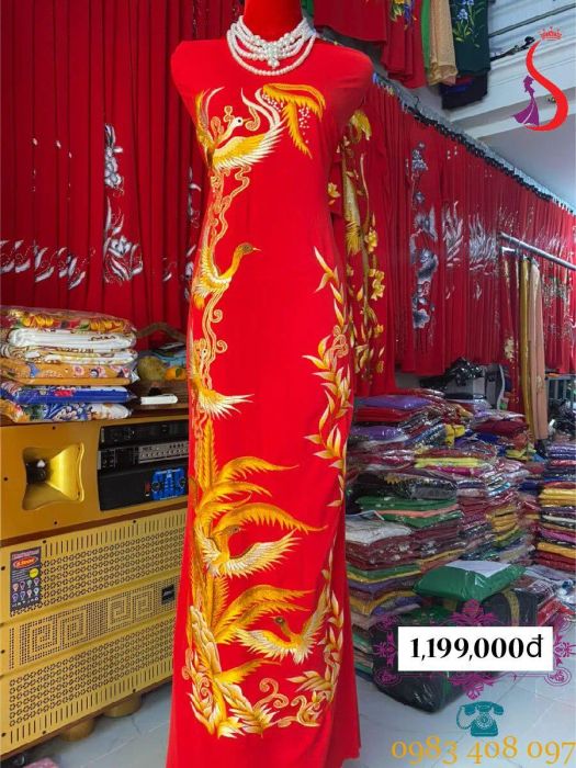 Hình ảnh bộ sưu tập vải áo dài độc đáo tại Vải Áo Dài S