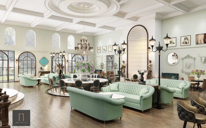 Không gian quán cafe phong cách hiện đại bởi Open Design