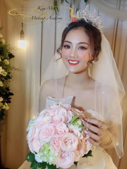 Tác phẩm trang điểm cô dâu của MakeUp Kiều Min