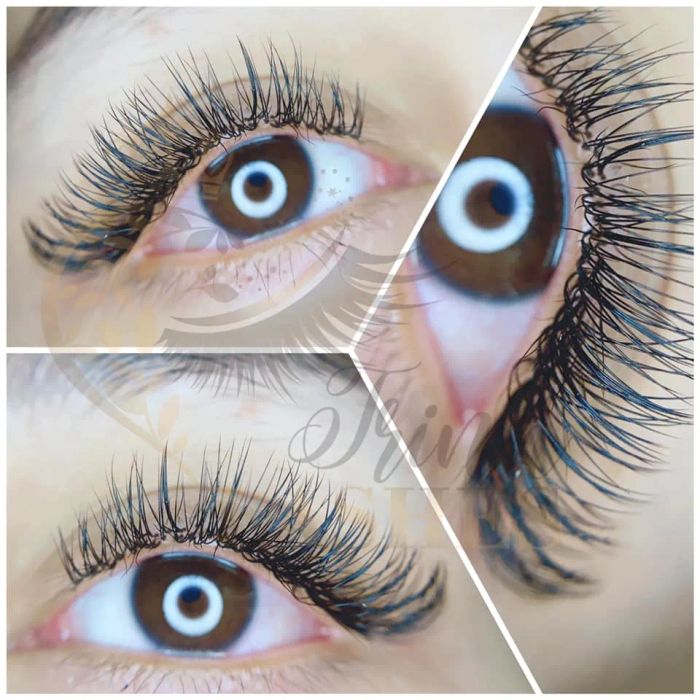 Hình ảnh thực tế dịch vụ nối mi tại Trinh Beauty Lash