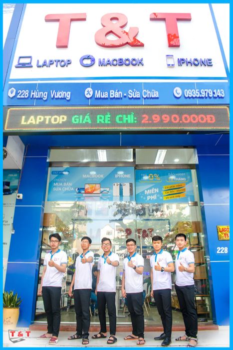 Không gian sửa chữa hiện đại tại Laptop T&T