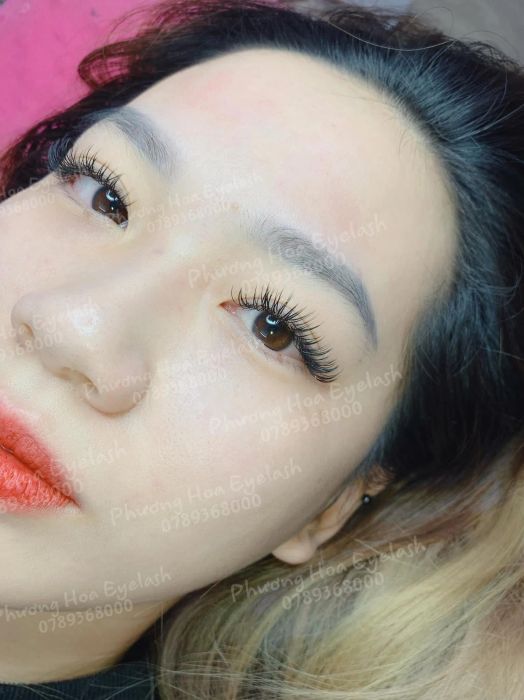 Hình ảnh thực tế nối mi tại Phương Hoa's Eyelash