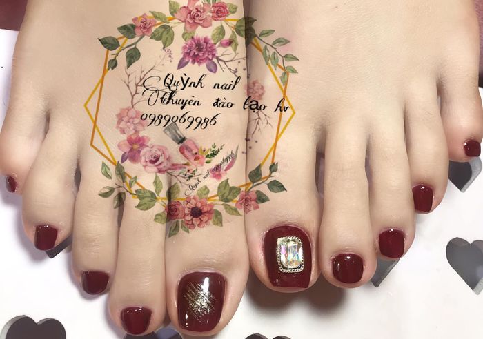 Hình ảnh không gian sang trọng tại Quỳnh Nail