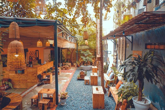 Không gian xanh mướt đầy thơ mộng tại Cam's House