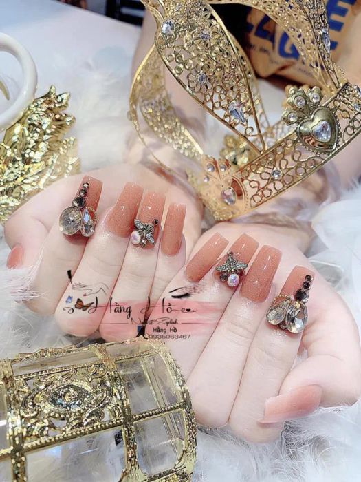 Hình ảnh tác phẩm nail nghệ thuật tại Hằng Hồ Nails & Beauty