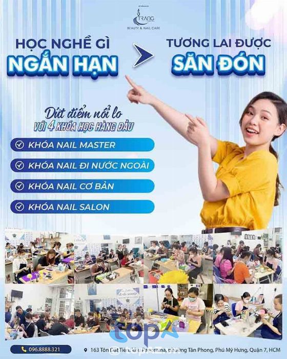 Trang Nail Care & Beauty - Học viện đào tạo nail chuyên nghiệp hàng đầu TP.HCM