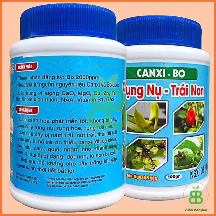 Phân Bón Trung Lượng Canxi Bo - Bí quyết chăm sóc vườn cây khỏe mạnh