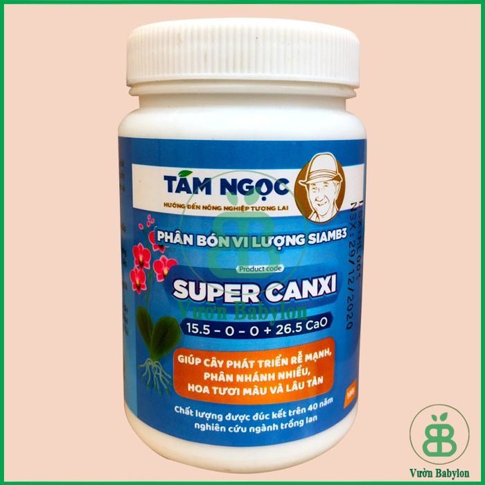 Phân Bón Siêu Vi Lượng Super Canxi Thầy Tám Ngọc - Bí quyết chăm sóc vườn nhà