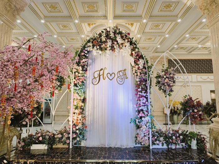 Không gian tiệc cưới sang trọng tại Minh Phú Diamond Palace - Ảnh 1