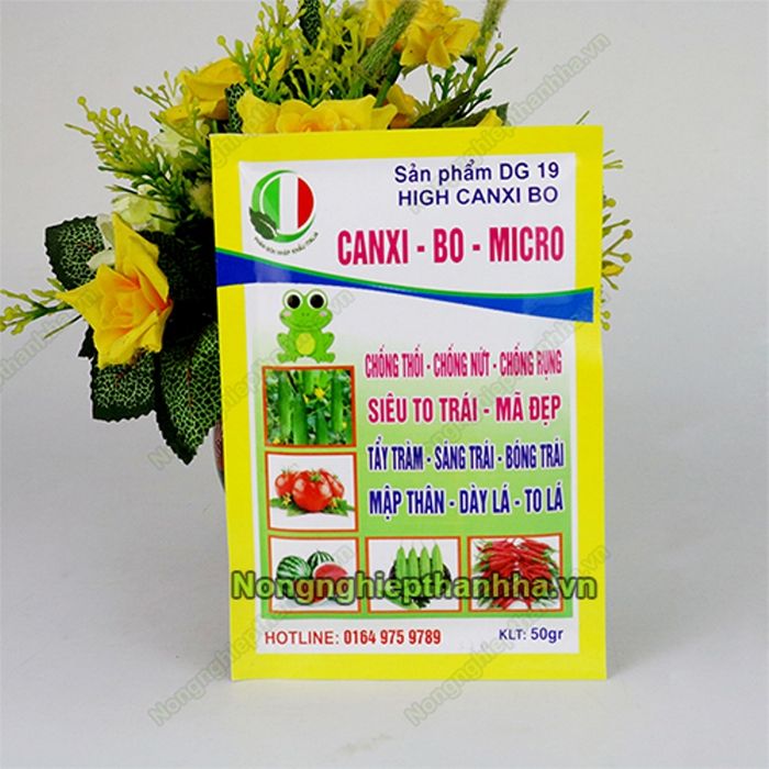 Phân bón Canxi Bo Micro - bảo vệ toàn diện cho vườn cây ăn trái
