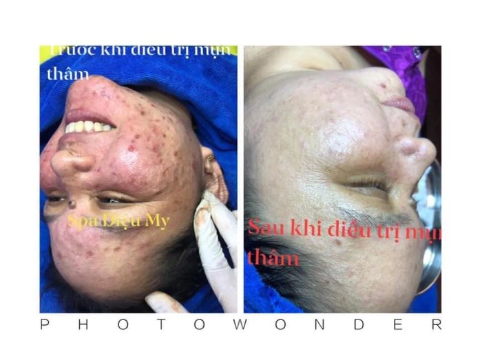Không gian sang trọng và hiện đại tại Diệu My Spa