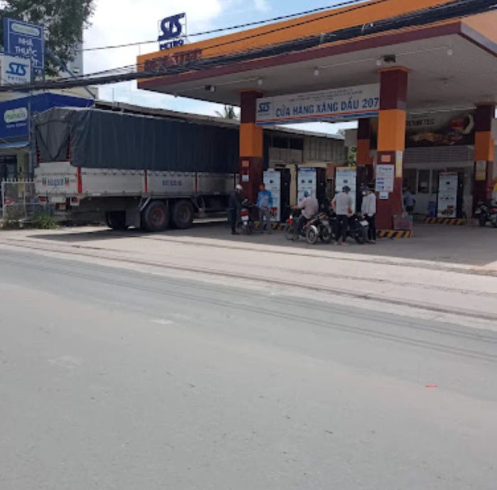 Không gian phục vụ tại Trạm Xăng 207