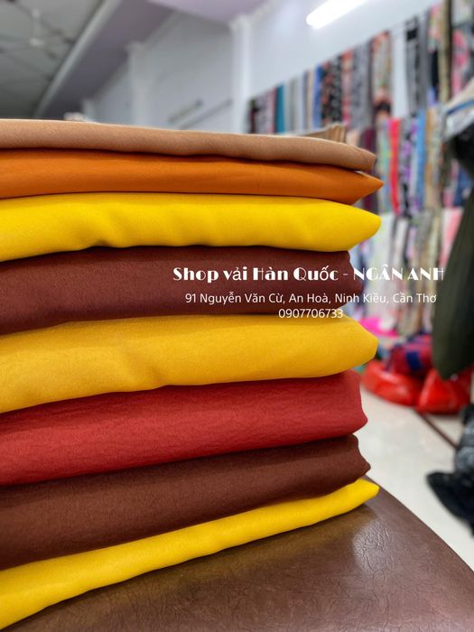 Bộ sưu tập vải nhập khẩu đa dạng tại Ngân Anh