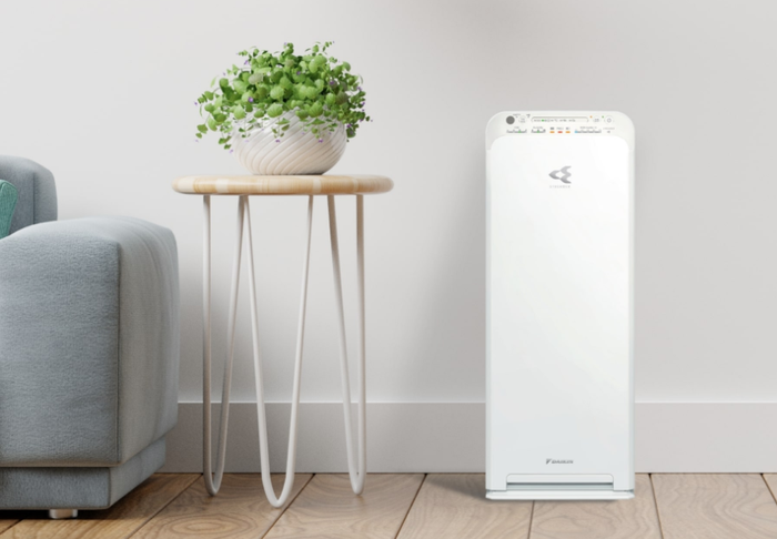 Hình ảnh thực tế máy lọc không khí Daikin trong không gian sống