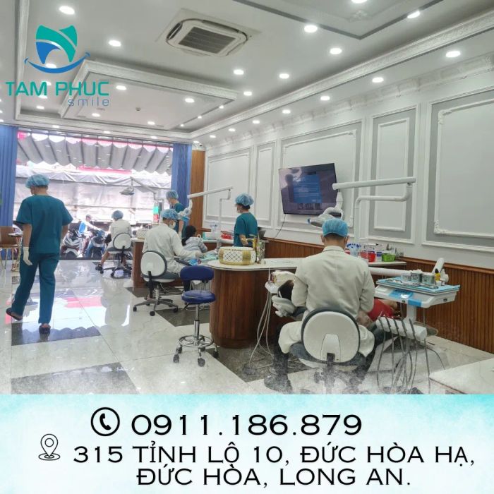 Không gian hiện đại tại Nha Khoa Tâm Phúc