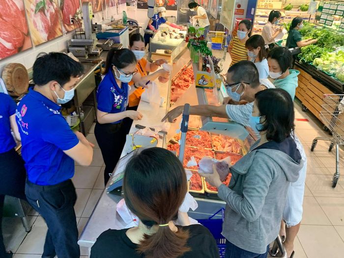 Hình ảnh không gian mua sắm tại Co.opmart Nha Trang