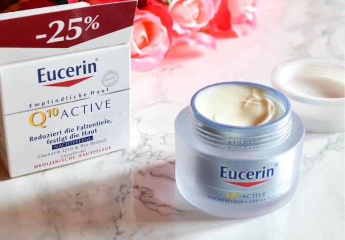 Kem Dưỡng Ẩm, Chống Lão Hóa Ban Đêm Eucerin Q10 Active Night Cream ảnh 2