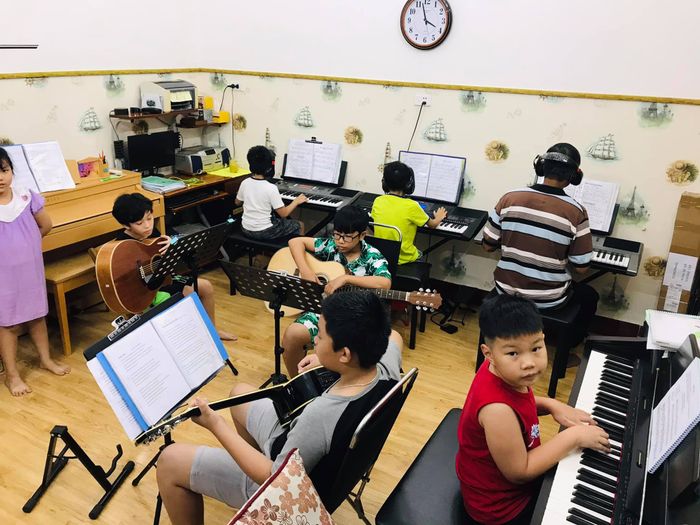 Hình ảnh lớp học tại MELODY MUSIC