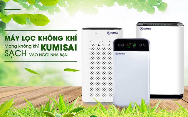Hình ảnh chi tiết máy lọc không khí Kumisai - Thiết kế Nhật Bản tinh tế