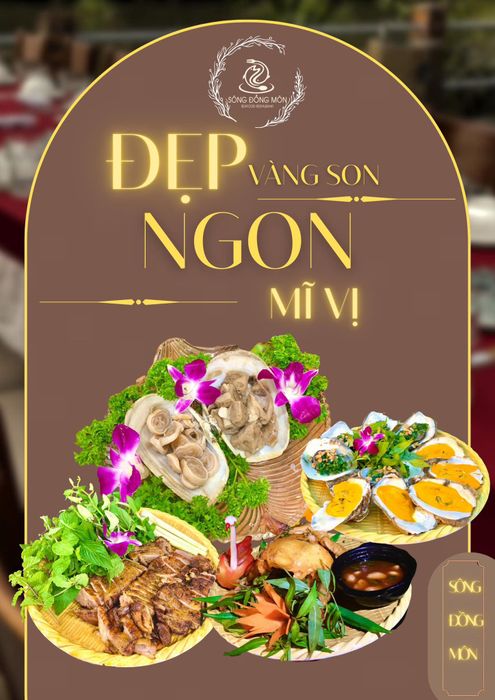 Không gian sang trọng tại Nhà Hàng Sông Đồng Môn - View sông thơ mộng