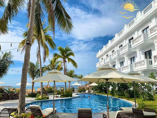 Tiền sảnh Seaside Boutique Resort - góc ảnh hoàng hôn lãng mạn