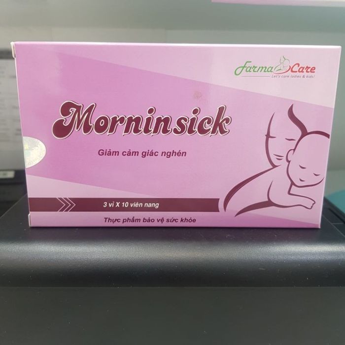 Hình ảnh Viên Uống Giảm Cảm Giác Nghén Morninsick Farmacare