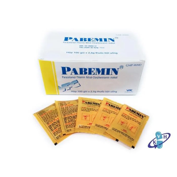 Pabemin - Giải pháp giảm đau hạ sốt đa năng cho mọi lứa tuổi ảnh 1