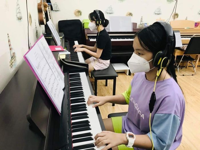 Hình ảnh không gian học tập tại MELODY MUSIC