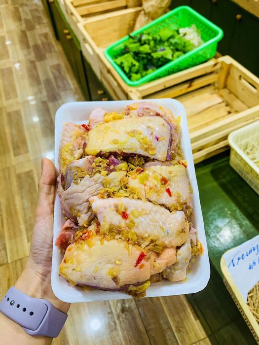 Gian hàng rau củ quả tươi mới tại Thực Phẩm Sạch Nha Trang
