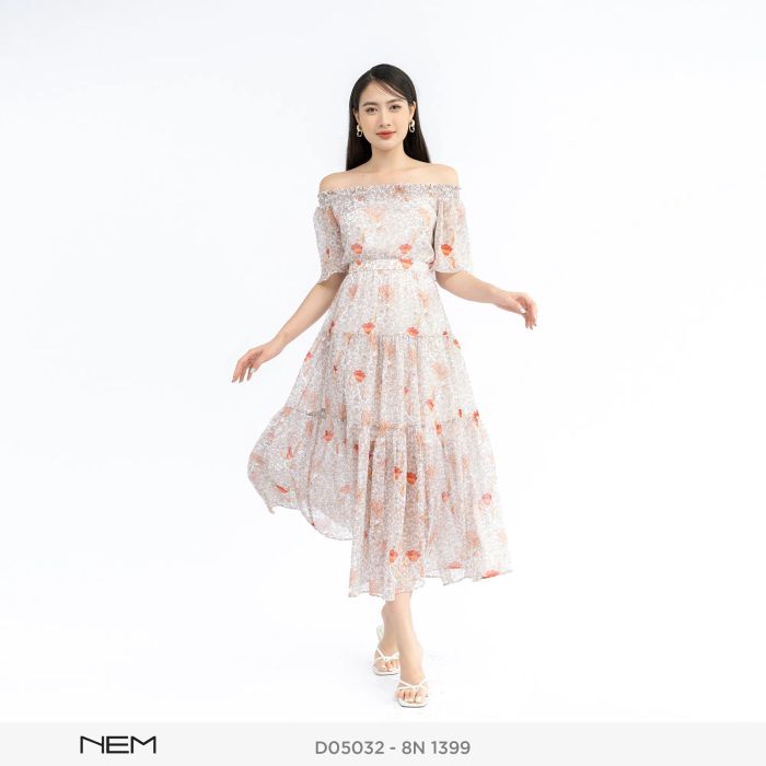 Đầm trễ vai gợi cảm - ảnh 2