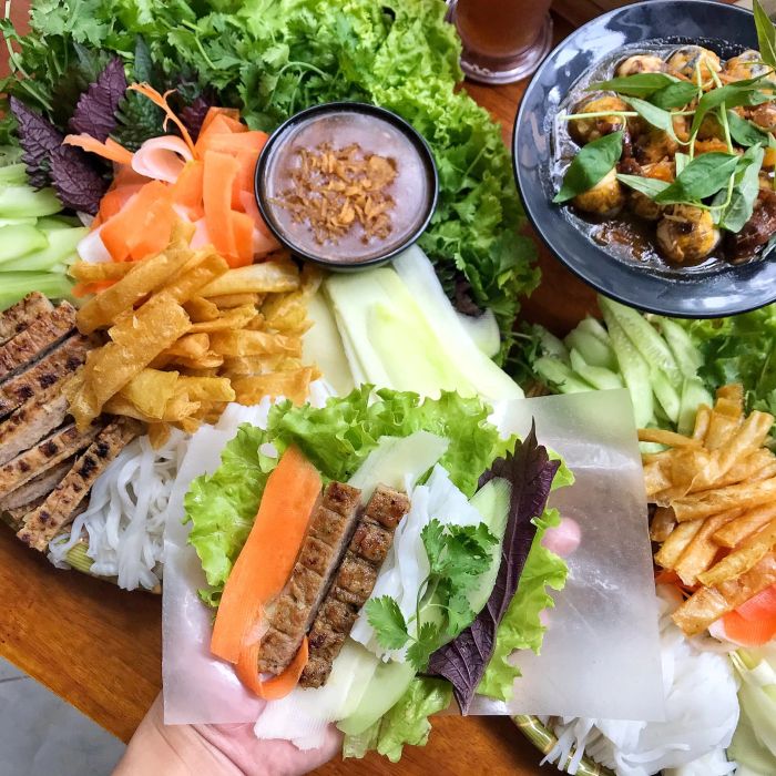 Nem Nướng Nha Trang Cô Lê – Hình ảnh hấp dẫn lần thứ hai