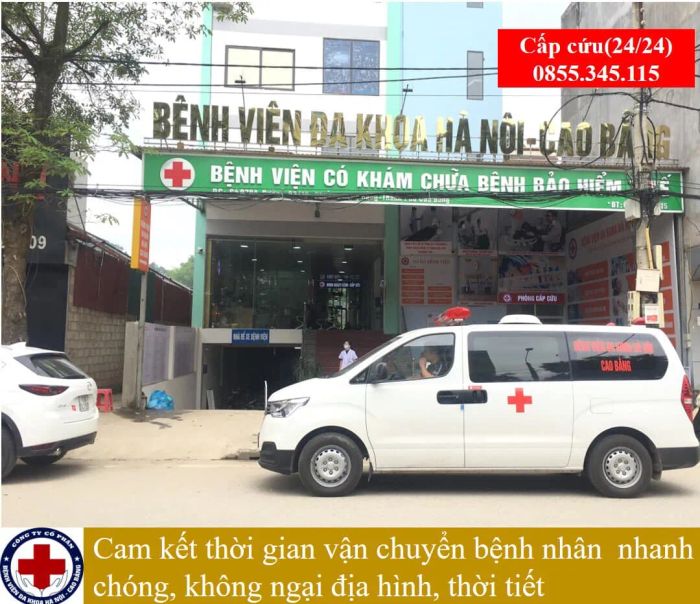 Góc nhìn toàn cảnh về không gian khám chữa bệnh tại Bệnh viện đa khoa Hà Nội - Cao Bằng