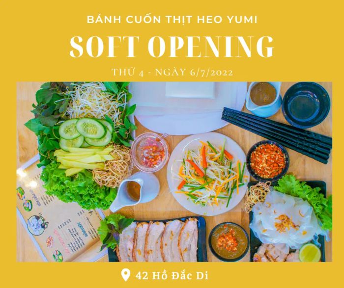 Bánh tráng cuốn thịt heo Yumi – Món ngon đầy lôi cuốn tại Huế