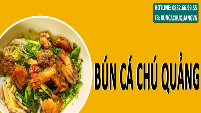 Bún Cá Chú Quảng ảnh 1: Tô bún cá Thái Bình đúng điệu với cá rim mềm, măng muối chua cay và nước dùng vàng ươm hấp dẫn