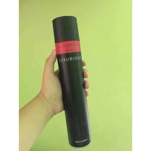 Hình ảnh thực tế Gôm xịt tóc Luxurious - Thiết kế đen đỏ cá tính