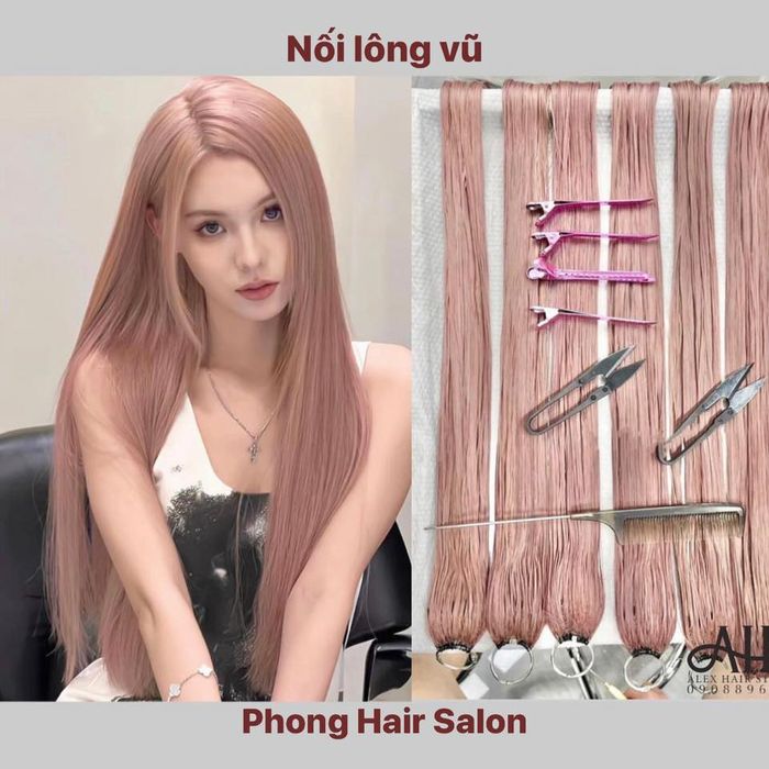 Hình ảnh thực tế những mái tóc nối đẹp tự nhiên tại Phong Hair Salon