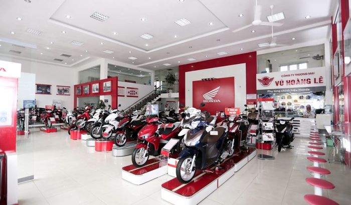 Hình ảnh showroom Honda Vũ Hoàng Lê - Không gian trưng bày đẳng cấp