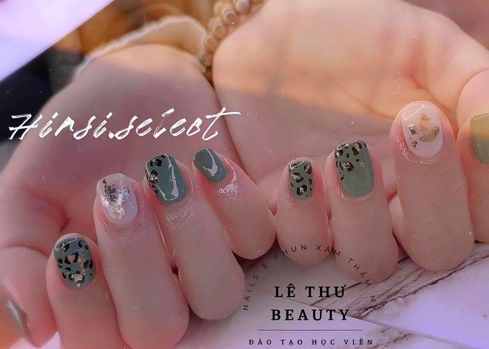 Tác phẩm nail nghệ thuật từ học viên Lê Thư Beauty