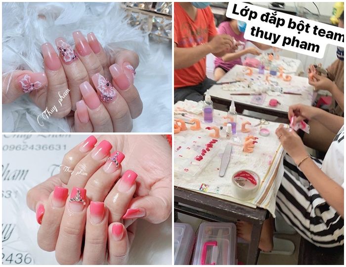 Tác phẩm nail nghệ thuật từ học viên Huế Jenny nail - Thuy Pham
