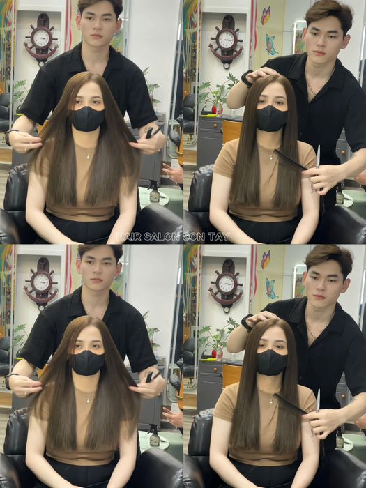 Không gian sang trọng và những tác phẩm tóc nghệ thuật tại Sơn Tây Hair Salon
