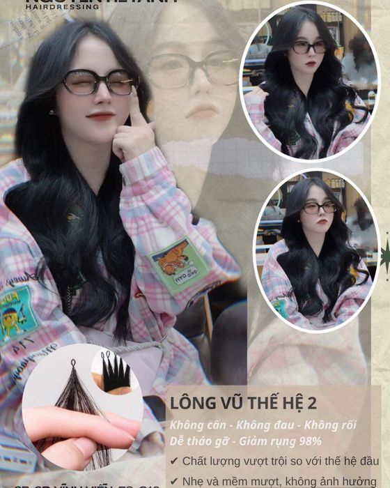 Hình ảnh thực tế về chất lượng tóc nối tại Hair Salon Mr Noo