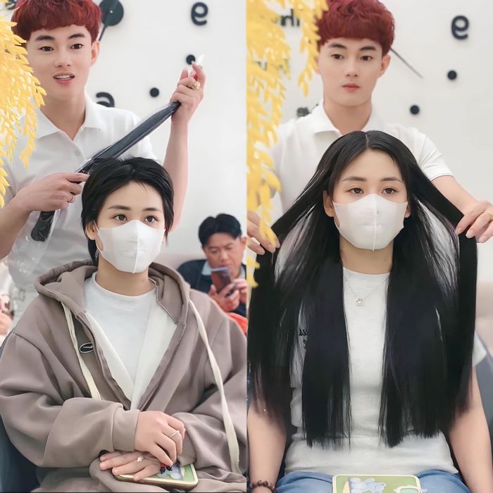 Hình ảnh thực tế những mái tóc nối đẹp tự nhiên tại Salon Huỳnh Long Tuấn