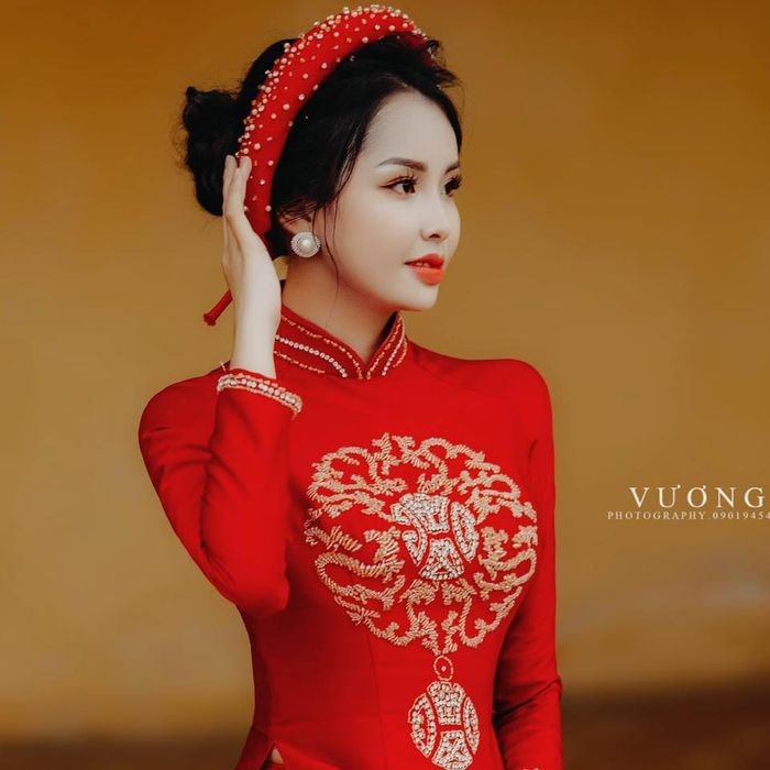 Những mẫu áo dài đôi lãng mạn tại Áo Dài Nhung Cao (ảnh 2)
