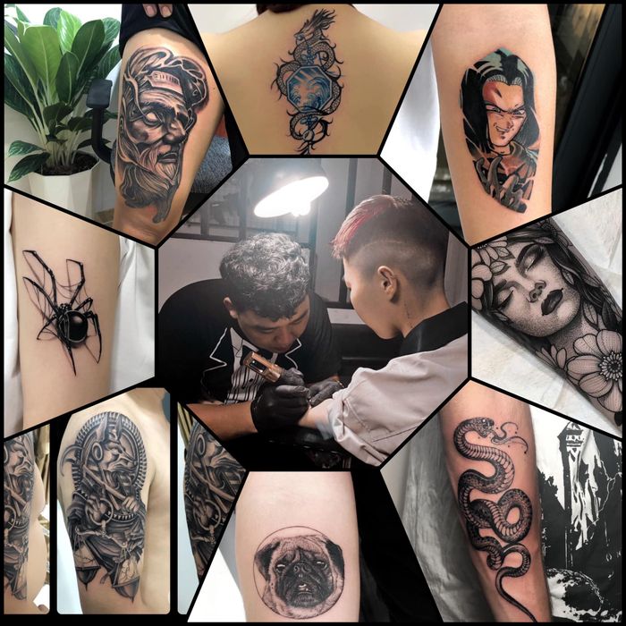 Tác phẩm nghệ thuật đặc sắc tại Phạm Dĩ Tattoo Art